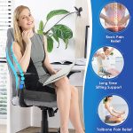 TushGuard Seat Cushion for Office Chair Memory Foam Non-Slip Desk Chair Cushion Back, Coccyx, Sciatica, Tailbone Pain Relief Butt Pillow for Office Chair, Car, Wheelchair, Black - Image 5